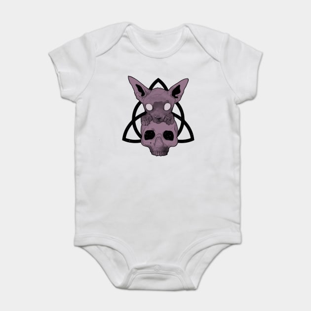 Wiccan Sphynx Baby Bodysuit by Jess Adams